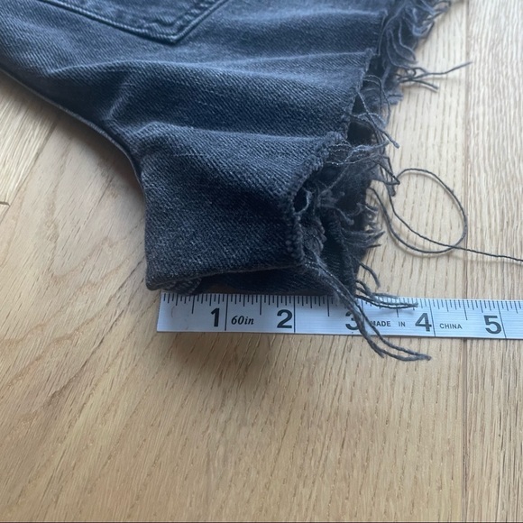 NWT TOPSHOP MOM BLACK SHORTS - 6 - Picture 9 of 11